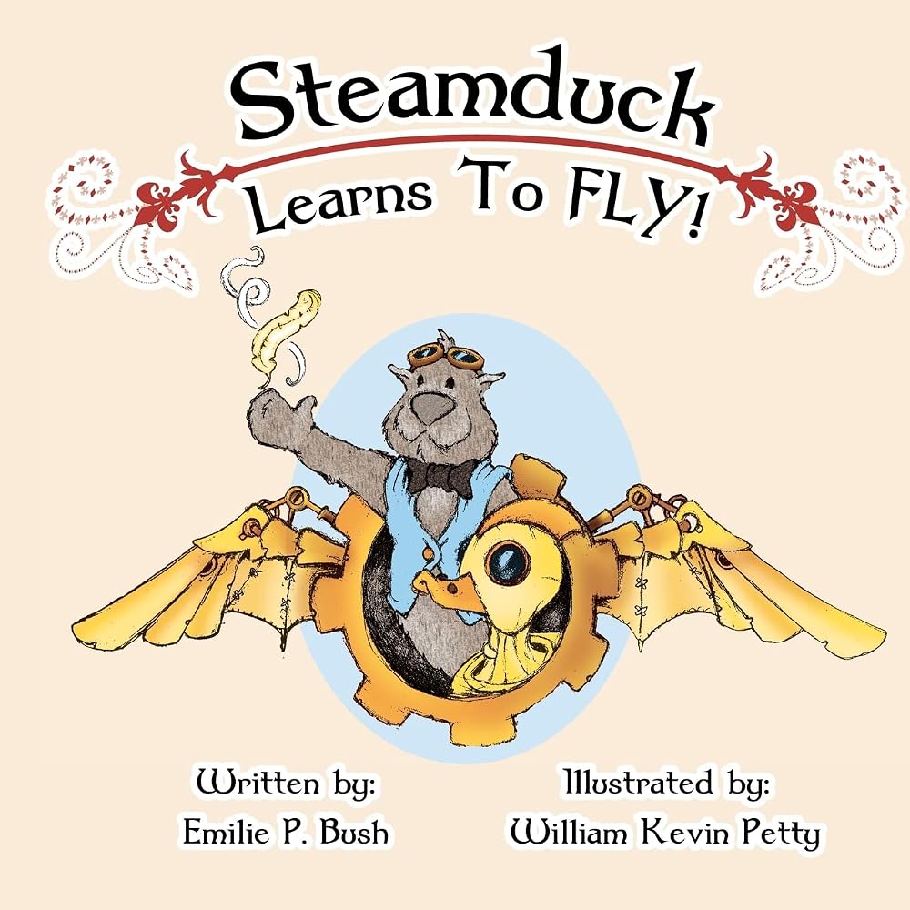 Steamduck Learns to Fly! — book cover